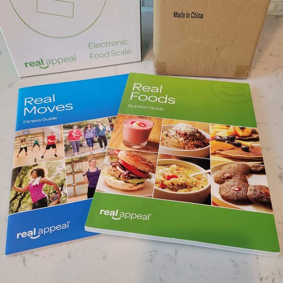 New REAL APPEAL Personal Smoothie Blender, Food Scale, Nutrition & Fitness Guide - Picture 9 of 9